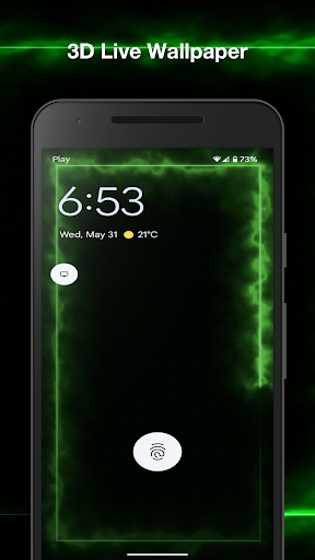 Android application Edge Border Light Wallpaper screenshort