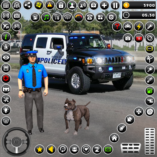US Police Car Parking - King logo