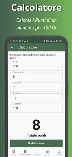 MyDietPoint Dieta a Punti Screenshot 4 - AppWisp.com