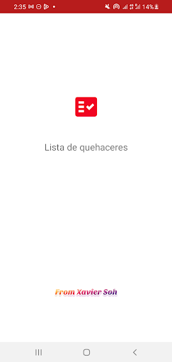 Android application To do list screenshort