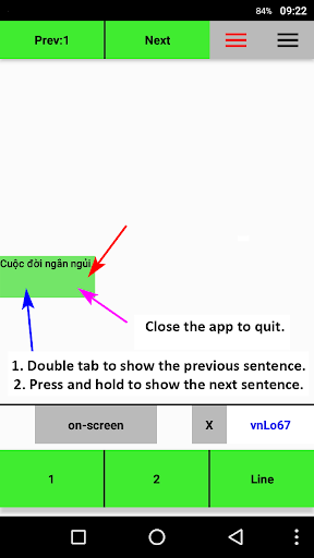 Quick Lyric Pro Screen 2