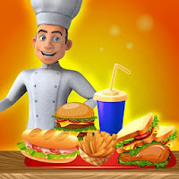 Fast Food Maker Business Burger Cooking Cafe