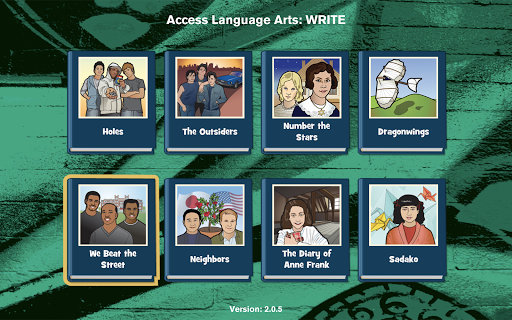 Access Language Arts - WRITE L Screen 3