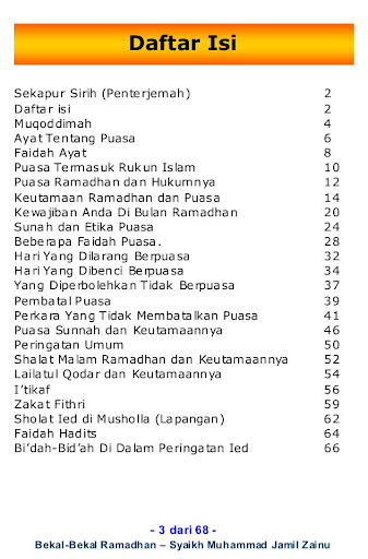 Bekal-Bekal Ramadhan Screen 2