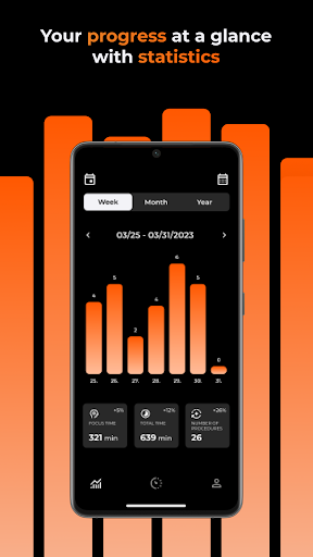 Focus Now - Pomodoro Timer Screen 3