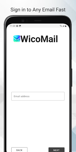 Email App for Android Screen 2