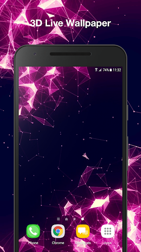 Android application Space Particles 3d Pro screenshort
