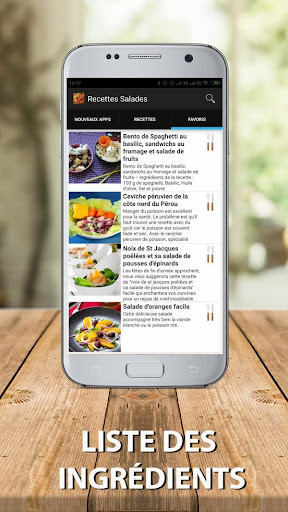 Recettes Salades Screen 3