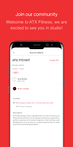 Screenshot of ATX FIT
