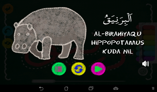 Menulis Huruf Hijaiyah Arab