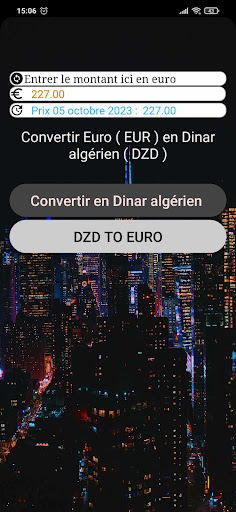 Dzd to Euro Marché noir Screen 3