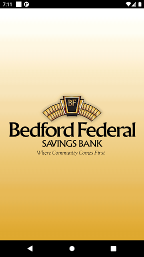Android application Bedford Federal Savings Bank screenshort