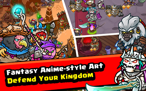 Crazy Defense Heroes: Tower Defense Strategy Game screenshots 19