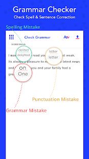 Controllo grammaticale, controllo ortografico e correzione delle frasi