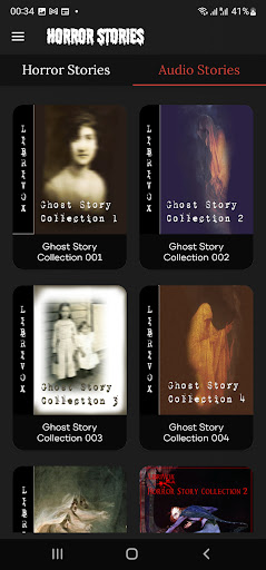 Android application Horror Stories Audio (Offline) screenshort