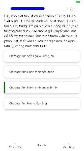 Android application Quận đoàn Bình Thạnh screenshort