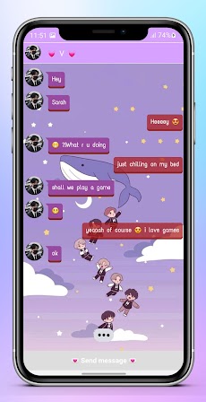 BTS Messenger: Chat Simulationのおすすめ画像3