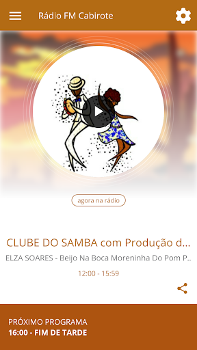 Android application Rádio FM Cabirote screenshort
