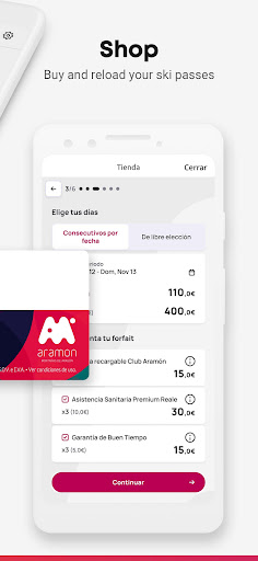 Aramón screenshot 2