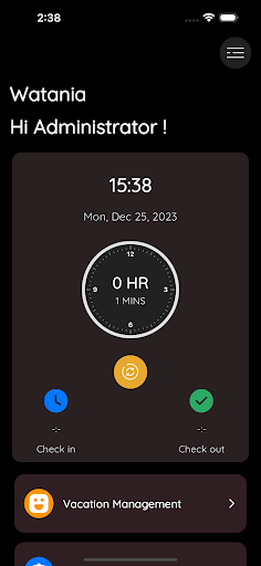 Android application FDP HR screenshort
