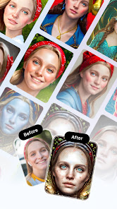 Captura de Pantalla 1 AvA - Magic Avatar Maker android