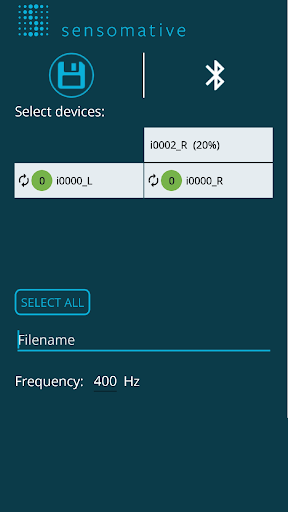 sensomative Logger Screen 3