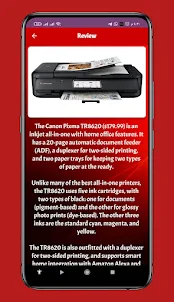 Canon TR8620 Printer guide