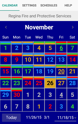 ShiftCal® for Split Shifts Screen 3