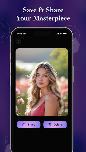 Mosaic Blur Background Editor
