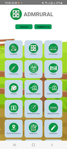 Android application ADM RURAL screenshort