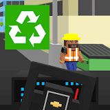 Garbage Truck Blocky icon