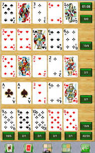 Poker Solitaire card game.