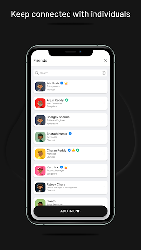 Android application Converse screenshort