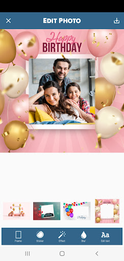 Birthday Photo Frame Screen 2
