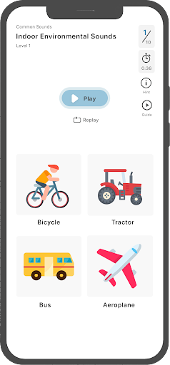 Octone - Auditory Training App Screen 3