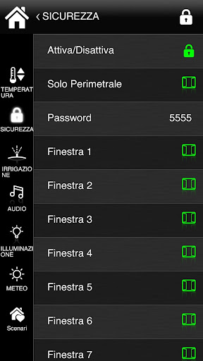Giove iCONTROL Screen 2