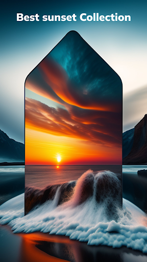 Android application Sunset Wallpapers screenshort