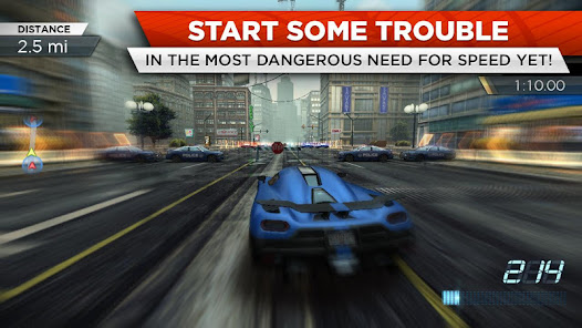 Need for Speed Most Wanted MOD APK v1.3.128 (Unlimited Money, Unlimited Gold) poster-1