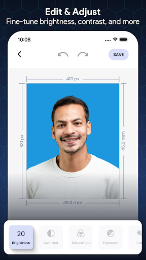 Passport Size Photo Maker Screenshot 4 - AppWisp.com