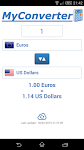 screenshot of My Currency Converter