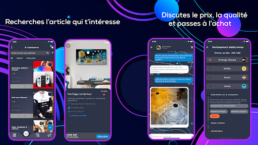 Android application Shouz screenshort