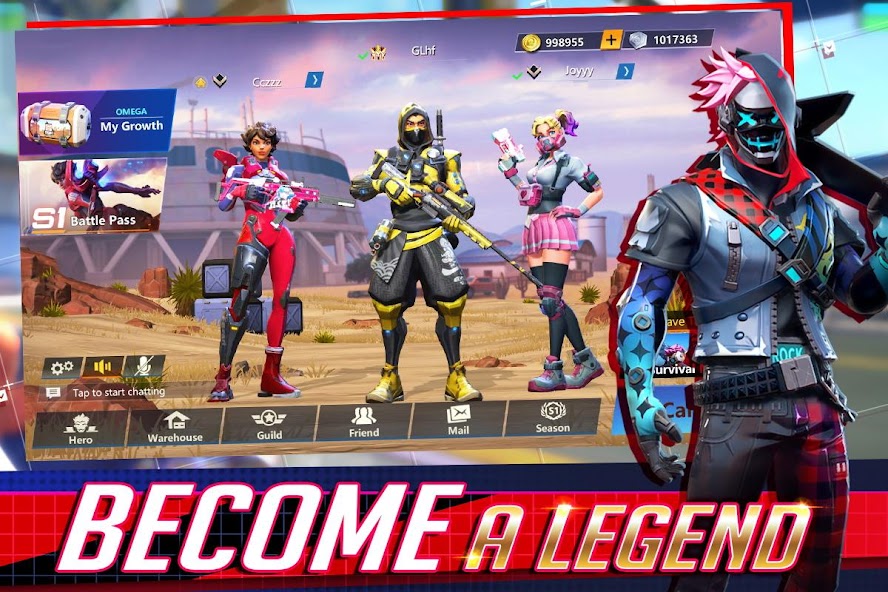 Omega Legends 1.0 APK + Мод (Unlimited money) за Android