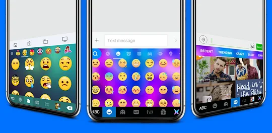 Clavier Emoji - GIF, Fonts