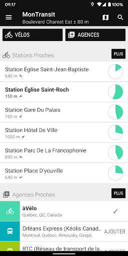 Aperçu de l'application