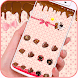 Chocolate Sweet Cakecups Pink Dessert Theme - Androidアプリ