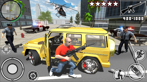 Android application Real Gangster Crime Simulator screenshort