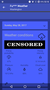 Fu*** Weather (Funny Weather) screenshots 6