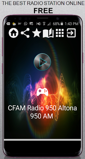 Android application CFAM Radio 950 Altona 950 AM C screenshort