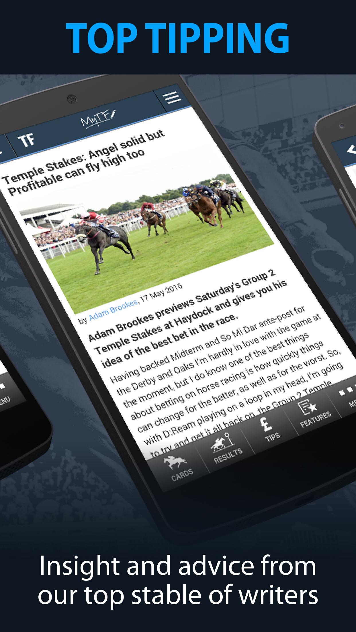 Android application Timeform - Horse Racing Odds, Results, Tips & News screenshort
