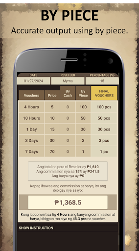 Piso WiFi Calculator Screen 2